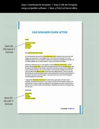 Image result for CAD Cover Letter
