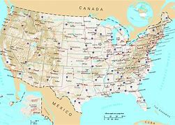Image result for United States Map with Oceans