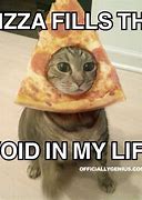 Image result for Cat Sitting On Pizza Meme