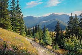 Image result for Landscape Oil Paintings Realism