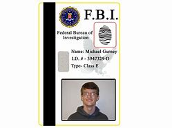 Image result for FBI ID Badge