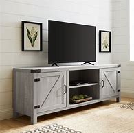 Image result for Farmhouse TV Stands with Barn Doors