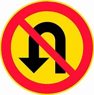Image result for U-turn Permitted PNG