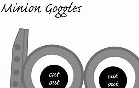 Image result for Minion Goggles Cut Out