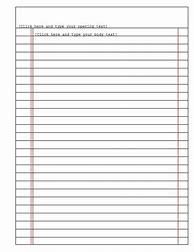 Image result for Workbook Writing Template