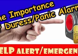 Image result for Duress Alarm Signs
