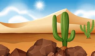 Image result for Cartoon Desert with Cactus