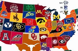 Image result for NCAA FBS Map