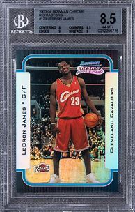 Image result for LeBron James Chrome Rookie Card