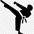 Image result for Karate Kick Clip Art for Word Doc