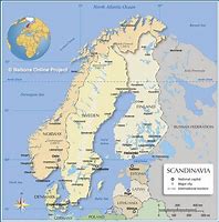 Image result for Nordic Countries Map