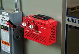 Image result for Brady Airline Lockout Devices