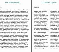 Image result for What Does Print in Collums Mean
