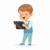 Image result for Boy Playing iPad Clip Art