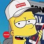 Image result for Bart Simpson Supreme Hypebeast