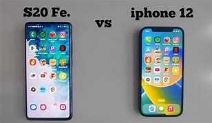 Image result for iPhone 12 vs Samsung S20