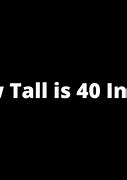 Image result for 40 Inches Tall