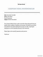 Image result for Email Memo Template