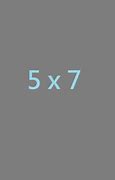 Image result for How Big Is 5X7 Photo Actual Size