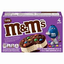 Image result for M and M Ice Cream Cookies Sandwiches