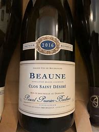 Image result for Pascal Prunier Bonheur Beaune Clos Saint Desire Blanc