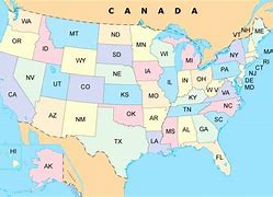 Image result for Political Map USA Printable