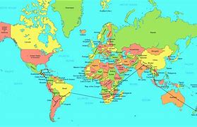 Image result for Map of Every Country in the World
