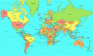 Image result for Printable World Map Showing Countries