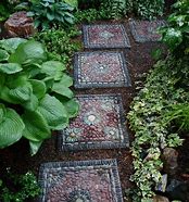 Image result for Garden with Stepping Stones