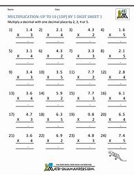 Image result for 5th Grade Math Pages Printable