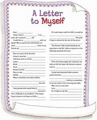 Image result for Letter to Yourself Template