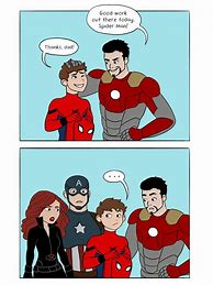 Image result for Tony and Peter Memes