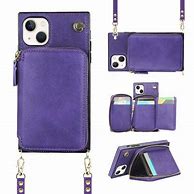 Image result for Leather iPhone 13 Case with Card Holder