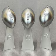 Image result for NFL Trophy Before Super Bowl