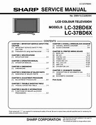 Image result for Sharp TV AQUOS GA416WJSA Manual