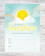 Image result for Rainbow and Sunshine Baby Shower