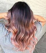 Image result for Rose Gold Ombre On Dark Hair