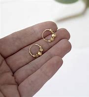 Image result for Little Gold Hoop Earrings