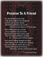 Image result for Promise Poem for Your Friend