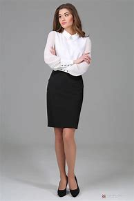 Image result for Secretary Dressed in Black and White