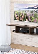 Image result for Wall Mounted TV and Adjustable Shelves