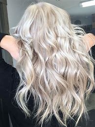 Image result for White Blonde Hair with Lowlights