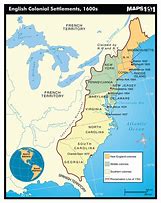 Image result for English Colonies Map