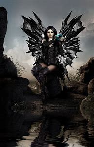 Image result for Dark Fairy Pinup