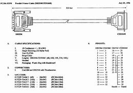 Image result for Printer Cable Pinout