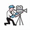 Image result for Man with Camera Clip Art