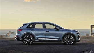 Image result for Audi Q4 E-Tron Property Geisha Blue