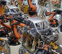Image result for Car Manufacotry Robot