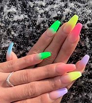Image result for Long Colorful Nails