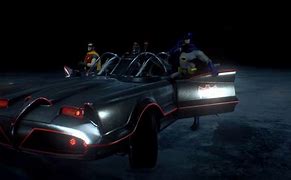 Image result for Arkham Knight Adam West Batmobile